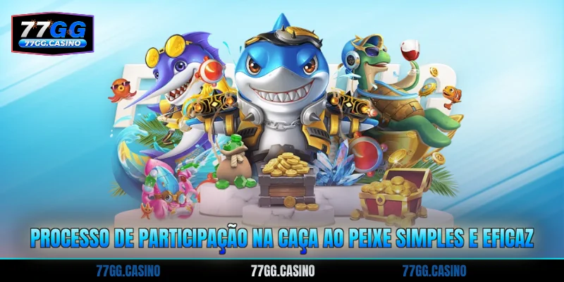 Processo de participação na caça ao peixe simples e eficaz