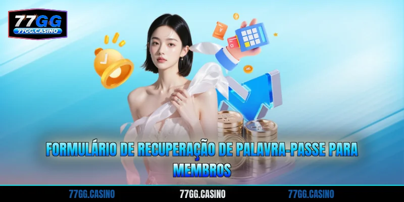 Formulário de recuperação de palavra-passe para membros