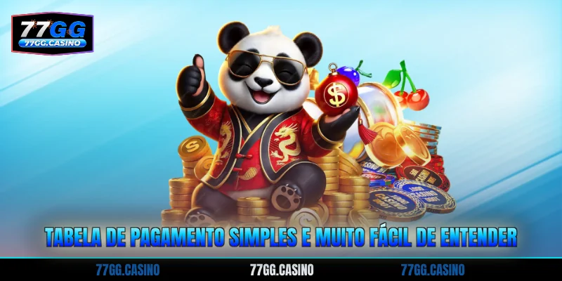 Tabela de pagamento simples e muito fácil de entender